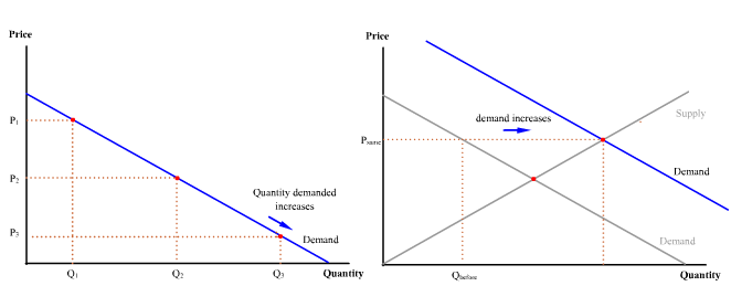 demand vs quantity demanded